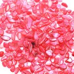 送料無料 100g 染色シェル貝 さざれ石(穴なし) ライトシャム 5-7mm(100g) N038
