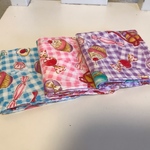 【送料無料☆】16×16 ガーゼハンカチ カップケーキ 3枚セット