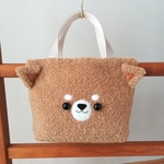 しばしば（柴犬）お散歩バッグ　茶柴