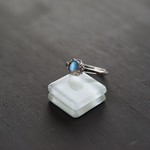 ラブラドライト　サイドフィリグリーリング　SILVER925