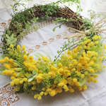 *＊ミモザのふっくらwreath2020＊*