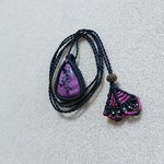 ルビーインゾイサイトのマクラメペンダント♪