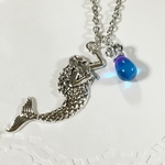 人魚姫の涙    バッグチャーム レジン