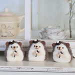 【再販】ハリネズミさんと雪だるま⛄️