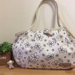 【新柄】グラニーバッグ＊フラワー♡刺繍風