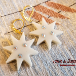 ✴White chocolate スターバーストピアス・イヤリング✴
