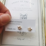 王冠ピアス　樹脂ピアス