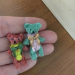 モールのくま・アンティーク♡ミニチュアドール♪モールベア２つ