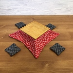 こたつ(8cm)セット 1/12 ミニチュア家具 ドールハウス   