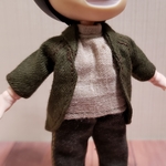 オビツ11　七分丈カーディガン(緑)