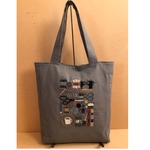 kamome1826様オーダー　刺繍付き　トートバッグ