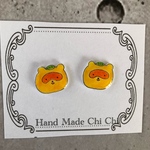 送料無料！ たぬきのピアス