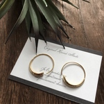 gold circle hook pierce