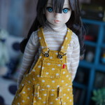 ruruko：からしサロペットスカートセット