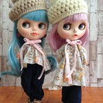 お揃いコーデセット　森の動物たち＊22cmdoll
