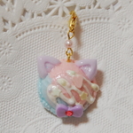 値下げ品☆【3】ねこみみアイス／チャーム