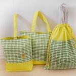 【SALE】入園入学セット   レッスンバッグセット 北欧風 ふたば グリーン