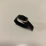 本革シンプルリング　黒