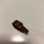 本革シンプルリング　チャB