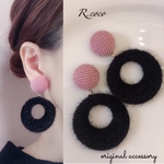ピンク×ファリングピアス