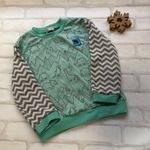 120*SWEAT　SHIRT(ダイナソー×ギザギザボーダー）