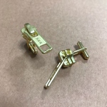 【再販】ファスナー型カフスボタン　(ゴールド)