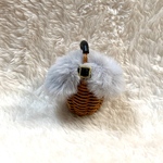 ドール用カゴバッグ（ファー）