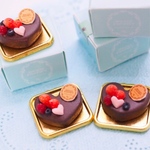 【セール★】 ハートチョコレートケーキ　ミニチュア