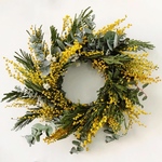 flowerwreath ⚘ mimosa's wreath  ミモザ リース﻿