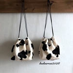 chika様専用ギャラリー♡牛さんボア巾着🐮