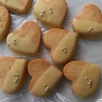 ハートチョコクッキー レモン