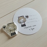 再販　ハートの吹き出し　女の子