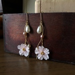 【つまみ細工】🌸さくらのおたより🌸ピアスイヤリング