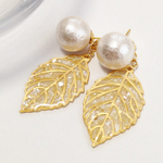 葉っぱピアス☆