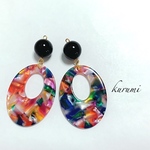 カラフルプレート✺ピアス＆イヤリング