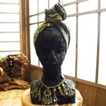 厚手エスニックファブリック⭐︎ヘアターバン　針金入り
