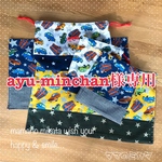 🚗ayu-minchan様専用🚗レトロカーのコップ袋、お弁当袋、ランチョンマット5点セット☆男の子の入園・入学準備に☆