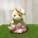 1点もの☆シルバニア 女の子用ドレス