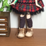 ピュアニーモs  ネオブライス  サイズ　編み上げブーツ(生成り)