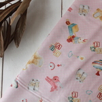 ◆USAコットン生地◆レトロKIDSTOYS◆110×90◆延長可能