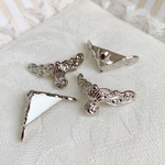 【4脚×5セット】ミニ猫脚 シルバー 