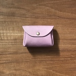 仕分けバッチリ　コロンとかわいい小さい革財布