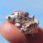 お魚シルバー　めばるピアス　ペア