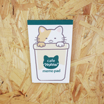 cafe meow カップねこメモ帳【2020新作】