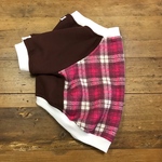 フレブル服　Mサイズ ラグラントレーナー  オートミール杢×ハックルピンク