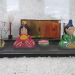 ひな人形　クリアケース付き