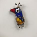 カラフルな鳥さん　　ブローチ