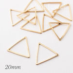 【20個】フレームパーツ 三角 20mm
