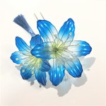 【金具変更可】カサブランカ【水色グラデ】