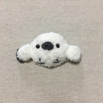 ふわふわシマエナガちゃんブローチ🕊